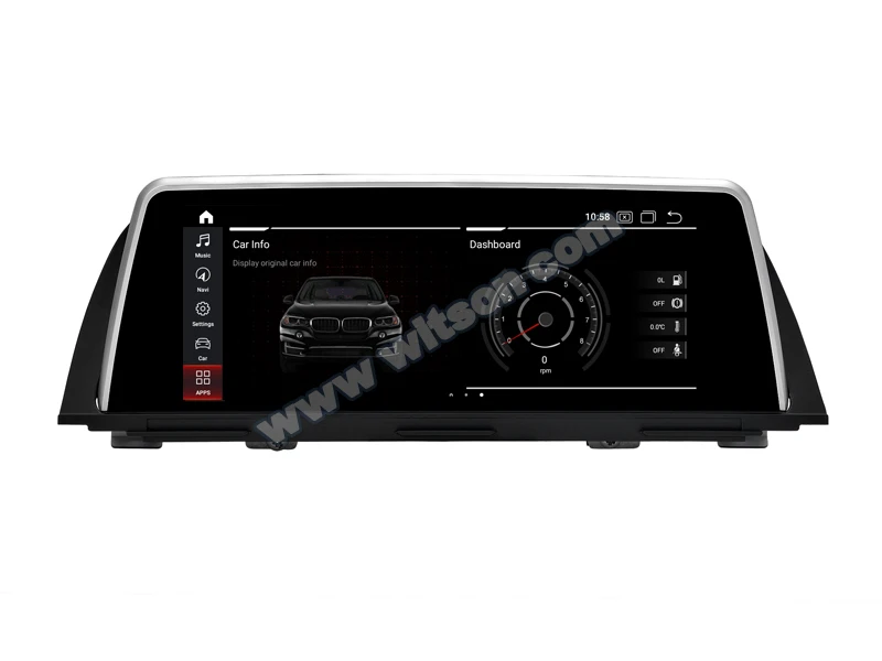 Автомобильный DVD-плеер WITSON Android 10 0 25 дюйма GPS для BMW 5 серии F10 F11 2011-2012 4 Гб + 64 ГБ