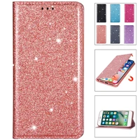 bling glitter women wallet case leather flip stand case for iphone 13 12 11 pro max x xr xs max 8 7 6s 6 plus 5 5s se2020 cover