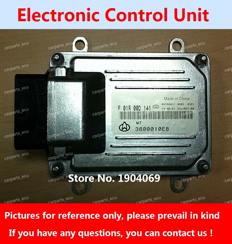 

Electronic Control Unit F01R00D141 F01RB0D141 3600010E8 CB10 M7 ECU F01R00D155 F01RB0D155 6601060 JL4G18 For CHANA/Geely Vision