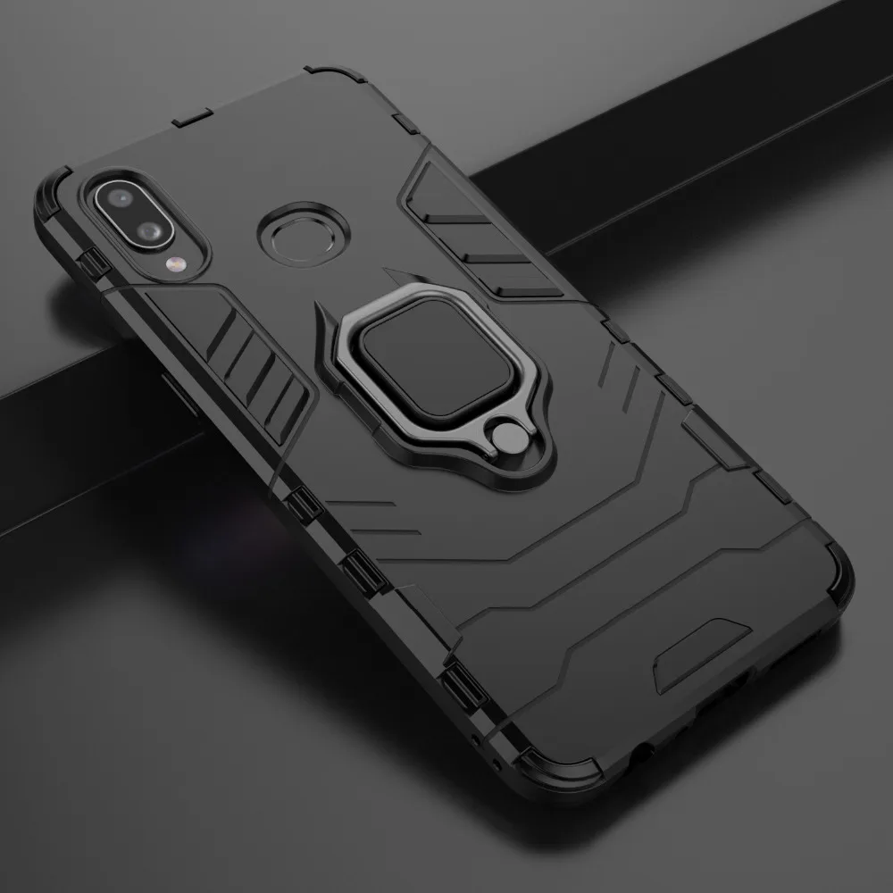 Чехол для samsung Galaxy A10s, противоударный металлический держатель для кольца на палец, гибридный жесткий чехол, ТПУ бампер, СПС Galaxy A 10s A107F