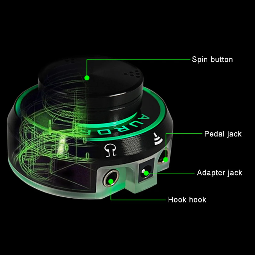 Блок питания для тату машинок + адаптер кабель ЕС вращающийся контроль скорости