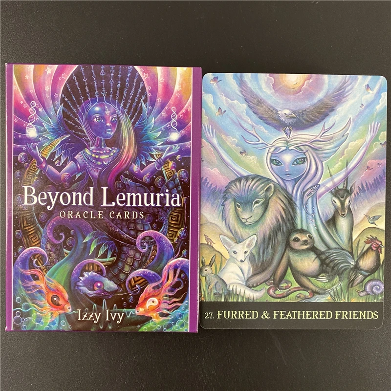 Карты карты Beyond Lemuria Tarot Настольные игры для семейвечерние развлечения по