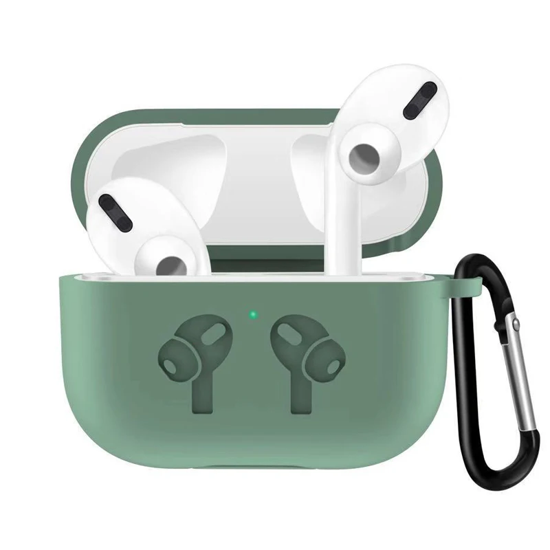 Мягкий силиконовый чехол для Apple Airpods Pro 3 сумка Air Pods 2019 Чехол Поддержка
