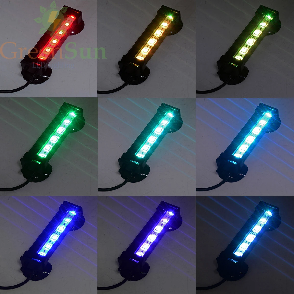 26 см подводный аквариум воздушный пузырь светильник 5050 RGB светодиодный погружной
