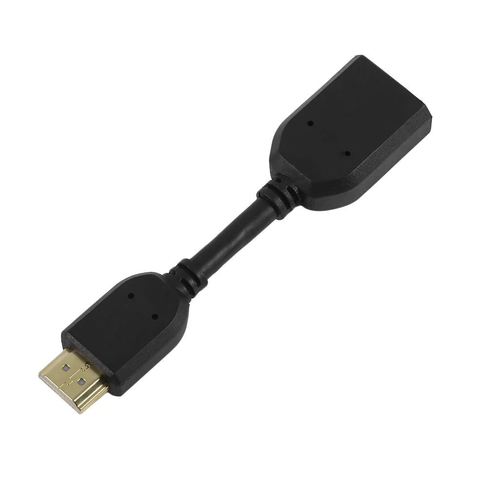 360 градусов регулируемый вращающийся HDMI адаптер Папа-мама конвертер аудио плеер