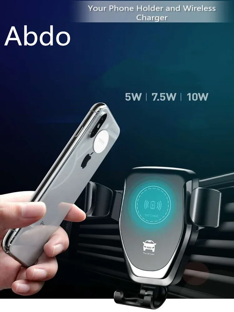 

Car Wireless Fast Charging Stand Holder for iPhone 11 Pro Max Xs 8 USB Car Wireless Quick Charger Bracket for Samsung