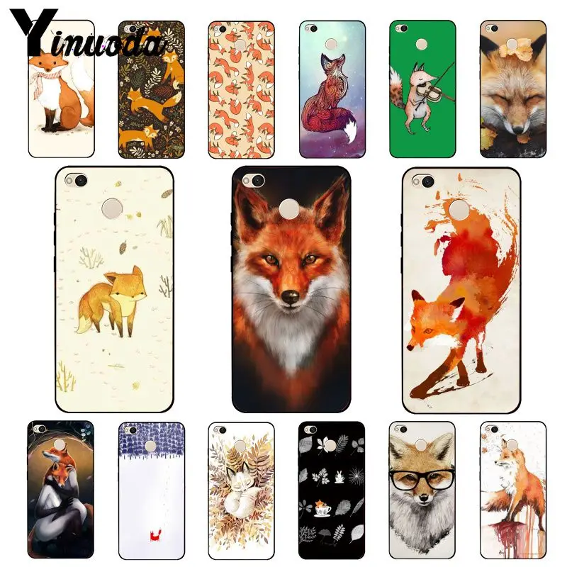 

Yinuoda Fox In Autumn leaves forest Sleeping Phone Case for Xiaomi mi5 6 A1 A2 Lite Mi9 9SE mi8lite F1 Mix2 2S Max2 3