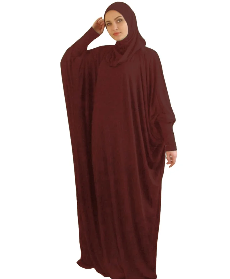 Мусульманская молитвенная одежда химар женский хиджаб платье Исламская Дубай