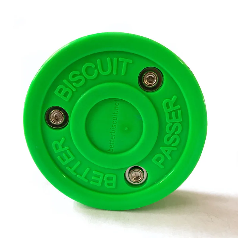 Тренировочная шайба для хоккея профессиональный зеленый бисквитный хоккейный