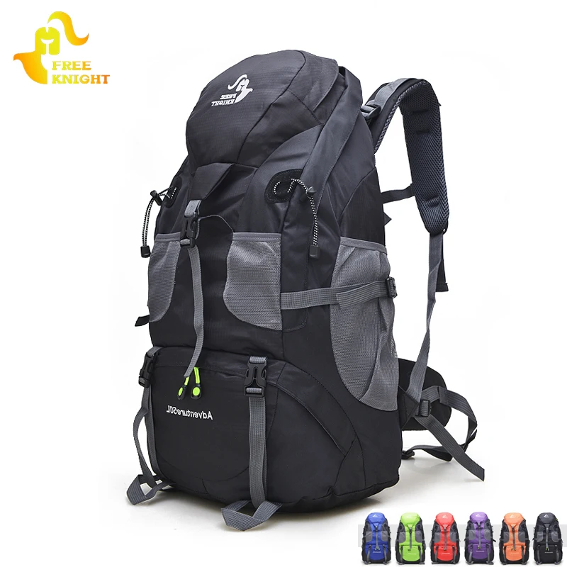 Рюкзак походный Free Knight для мужчин 50 л водонепроницаемый рюкзак альпинизма и