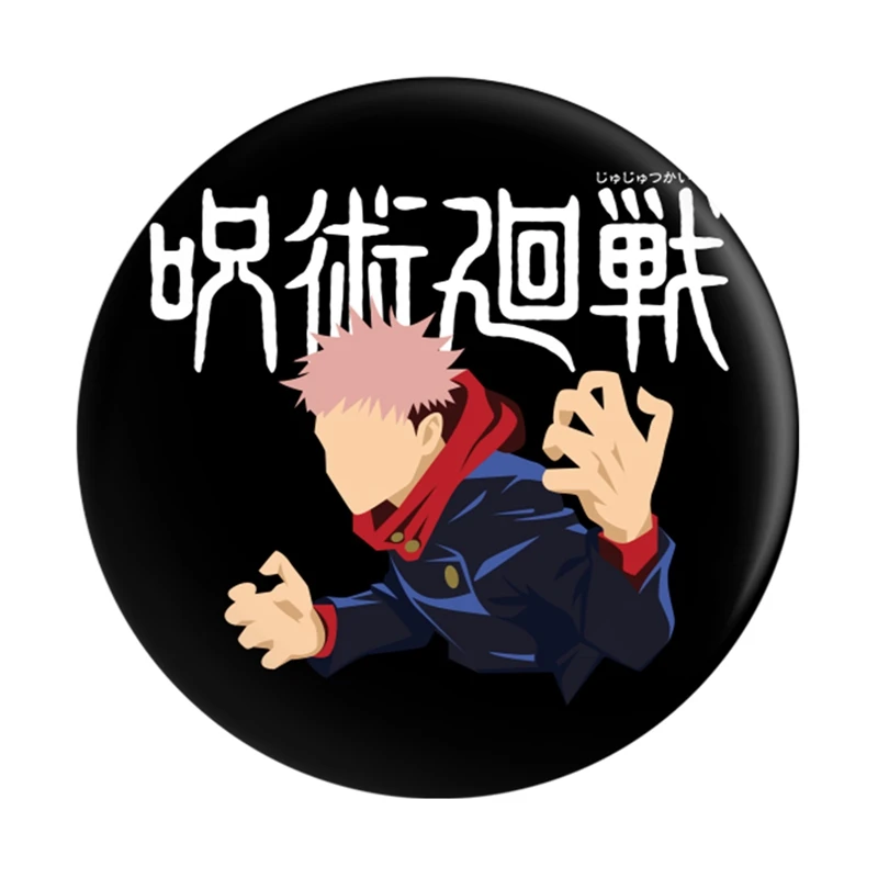 

Anime Jujutsu Kaisen Brooches Cosplay Backpack Badges Yuji Itadori Brooch Pins Satoru Collection Toys Breastpin For Bags Clothes