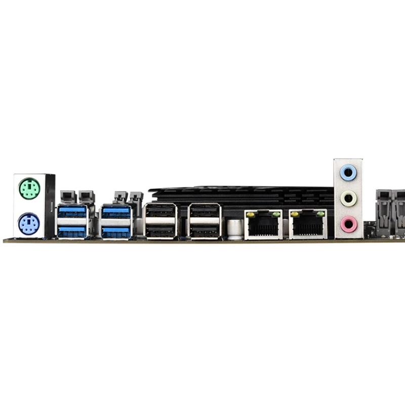 Billig X99 Z8 Dual Desktop Motherboard PCI-E 16X DDR4 * 8 2400MHz Memory Slot NVME M.2 Interface SATA 3,0*9 NVME M.2 ALC662 5,1