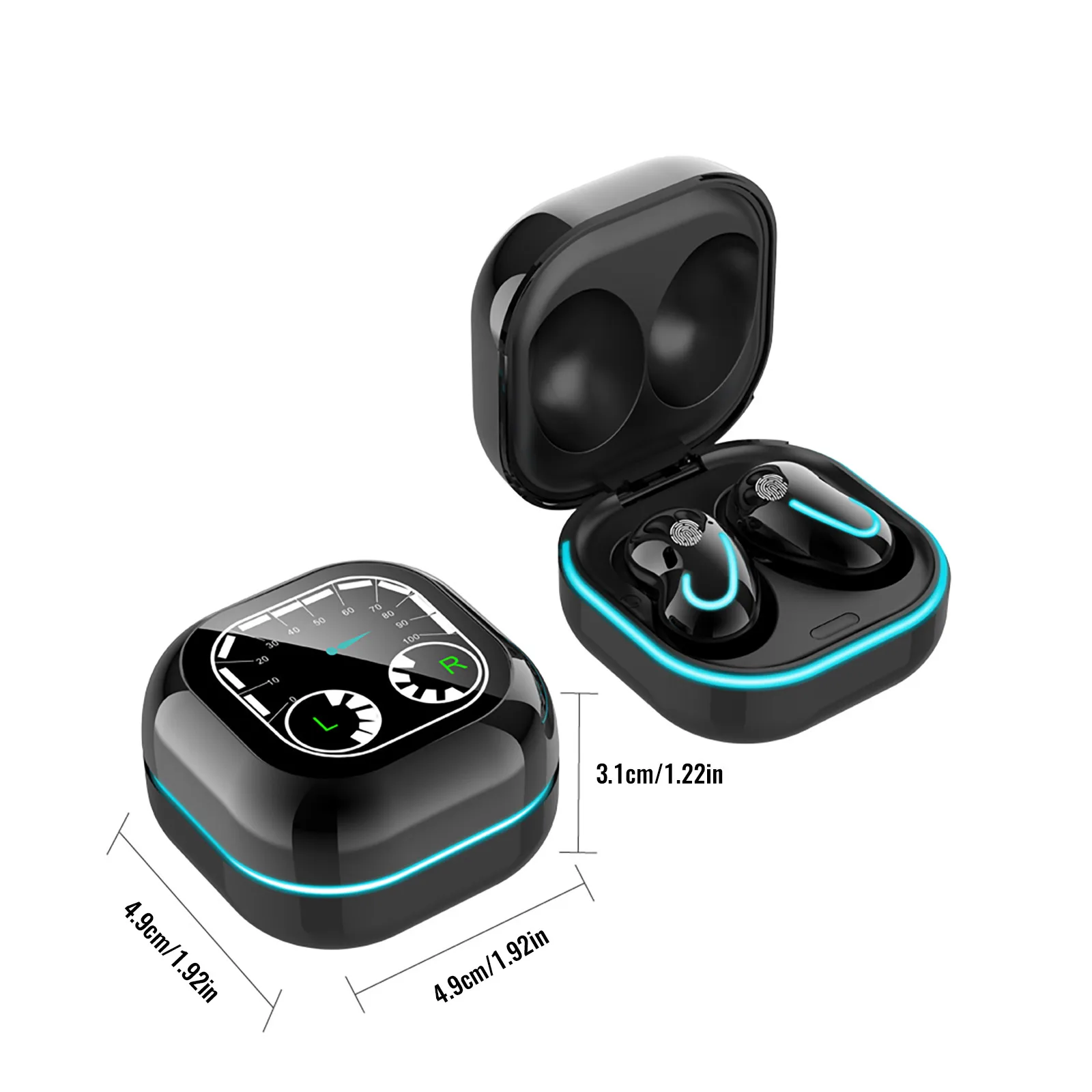 

S6 Bluetooth 5.1 Earphone HiFI Stereo In-Ear Earbud Sports Wireless Earphone fone bluetooth