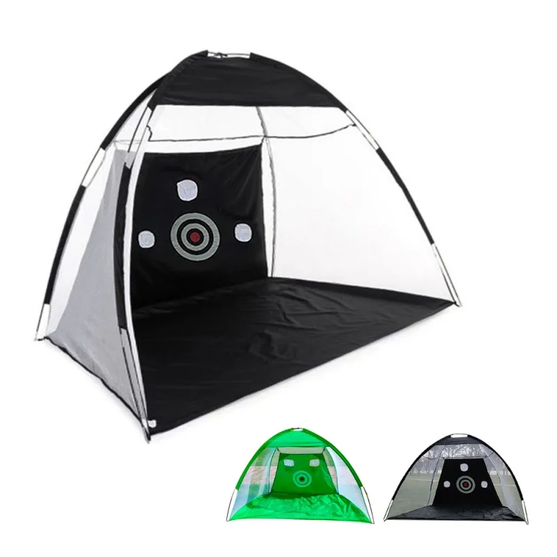 

Foldable Practice Golf Net Golf Training Aids Indoor Outdoor Golf Hitting Cage Garden Grassland Practice Tent Golf Equipment