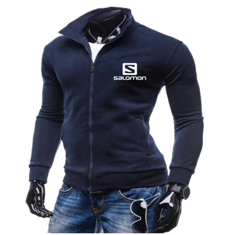 

Autumn New Fashion Thin Jacket S Printing Men Sweatshirts Casual Coat Zip Cardigan Plus Fleece Brand Clothing M-3XL