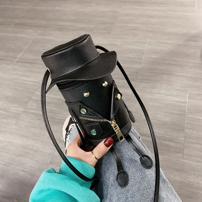 Забавная персональная цилиндрическая сумка мультяшная милая на плечо 2020 новый