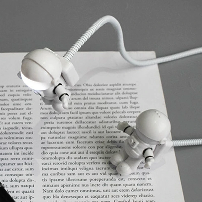 1 шт. высокое качество астронавт домашнее украшение лампа для чтения LED USB книжный