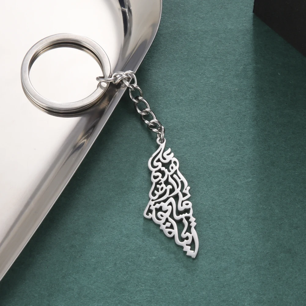 LIKGREAT брелок для ключей в виде карты мужчин и женщин из нержавеющей стали