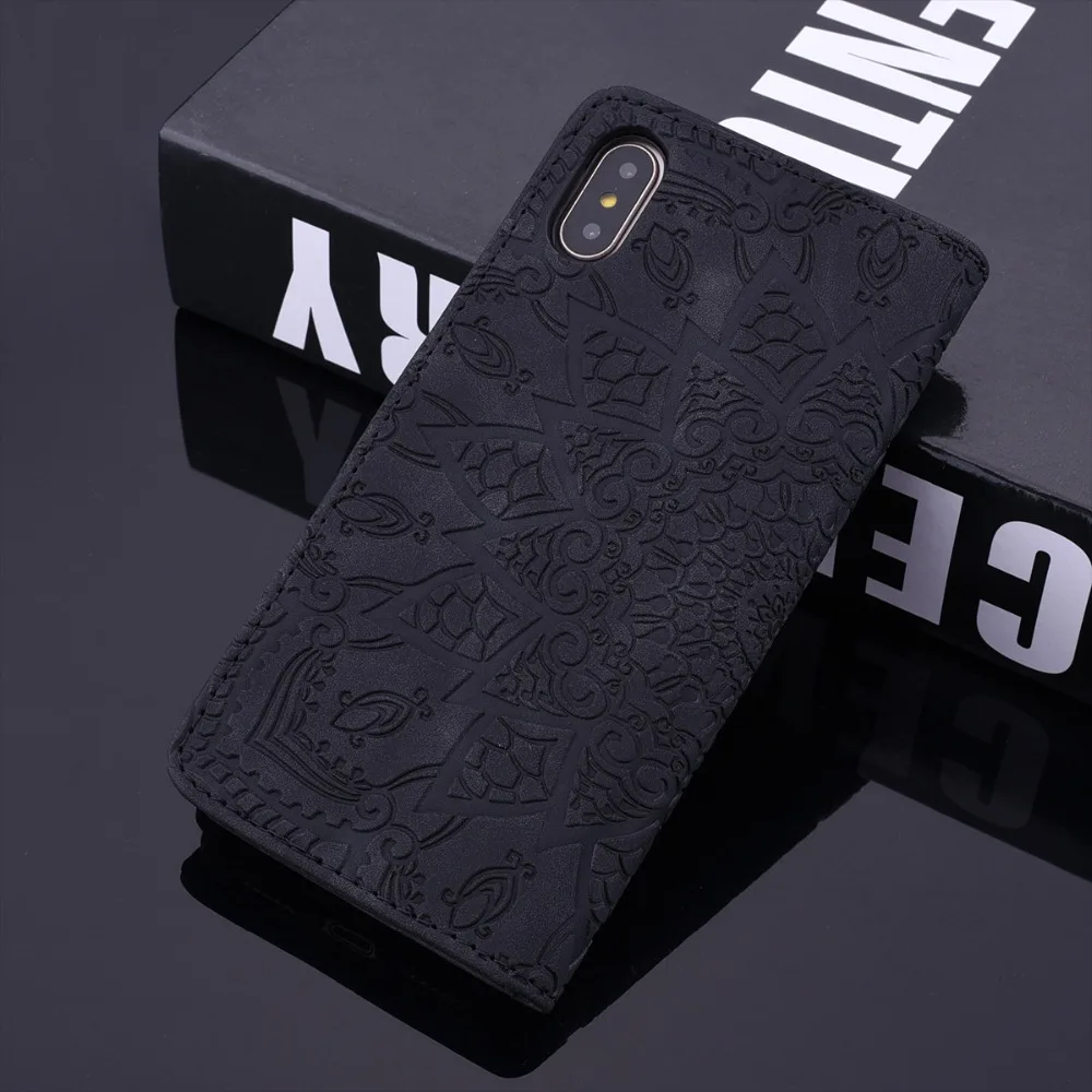Кожаный флип-чехол для iPhone 11 Pro MAX X XS MAX XR 6 6S 7 8 Plus чехол s слот для карт для iPhone 5 5S SE 6 7 Plus чехол для телефона