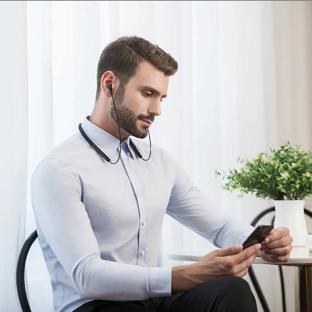 Xiaomi ANC Bluetooth подголовник гарнитура беспроводной шумоподавление Магнитный Bluetooth Гибридный HD звук с микрофоном наушники