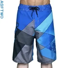 Пляжные шорты мужские, брендовые Бермуды, быстросохнущие, с принтом, купальный костюм для плавания, летние штаны