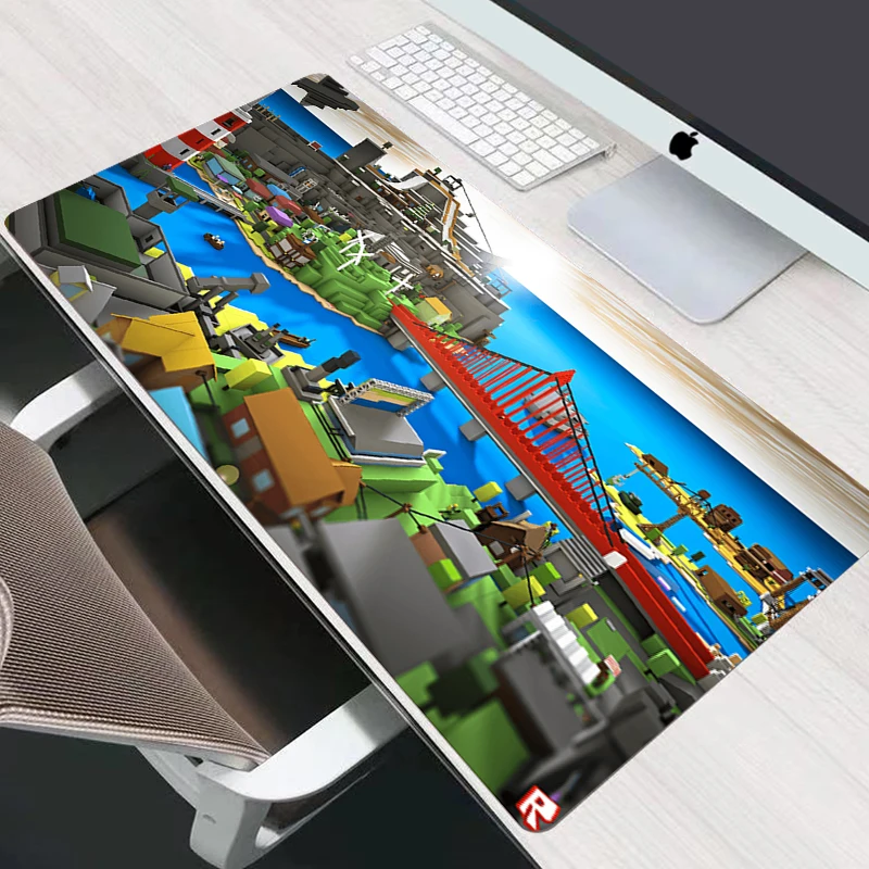 robloxes desk mat office mouse pad anime xxl mousepad laptop deskpad accessories pc gamer keyboard complete pad for gaming table free global shipping