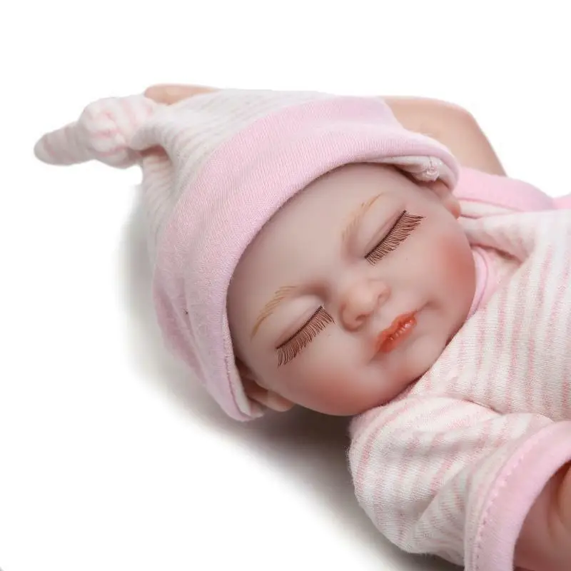 Полный Силиконовые Реалистичные 10 ''Близнецы реборн мальчик + кукольном