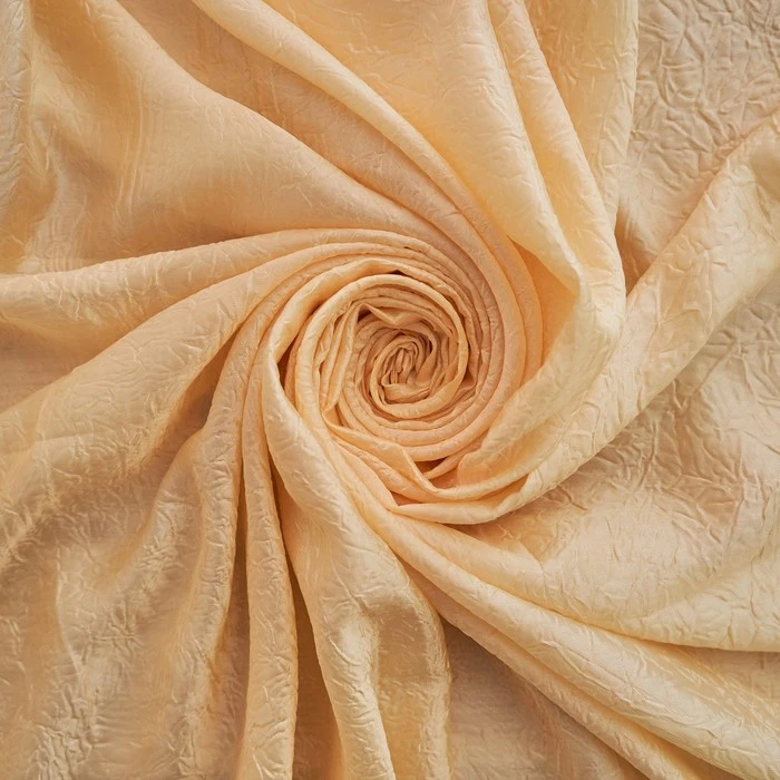 Комплект штор портьерных Тергалет 140х260 см-2 шт цвет тёмный шампань | Дом и сад