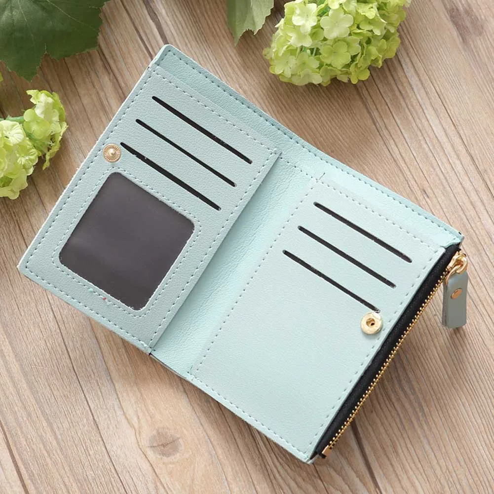

New Arriva Ladies Fashion Purses Mini Bag Women Wallet Leather Zipper Flowers Embroidered Coin Purse Card Holder Wallets