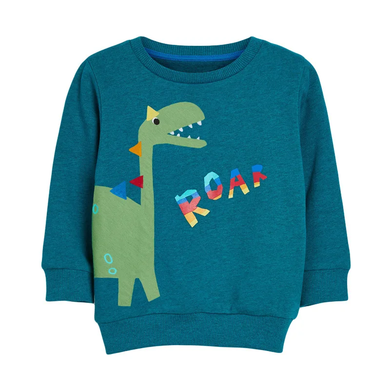 Little maven Boys Long Sleeve Sweatshirts Dinosaur Baby Boys Garment Sweatshirts for Kids Clothes Autumn Child Shirts