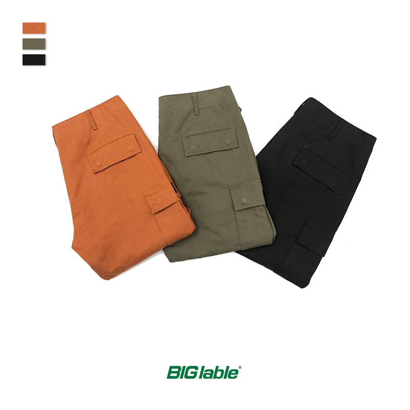 2019 Pantalones Hombre мужские уличные брюки карго свободного покроя с карманами подходят