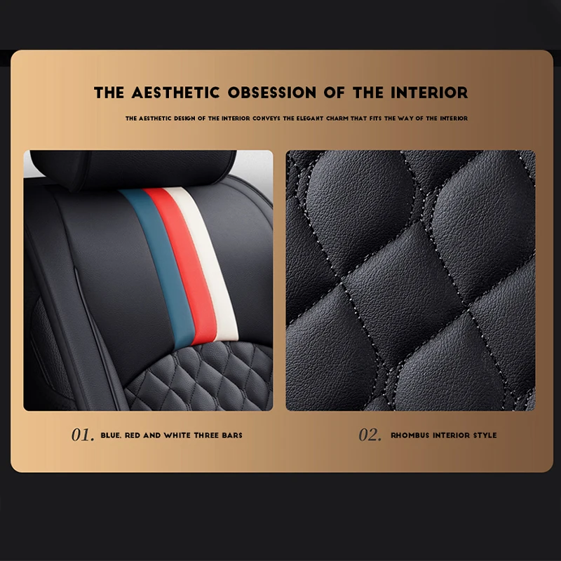 

KADULEE leather car seat covers for Mercedes-Benz W203 W210 W211 AMG W204 C E S CLS CLK CLA SLK A20 class Car-Styling car seat