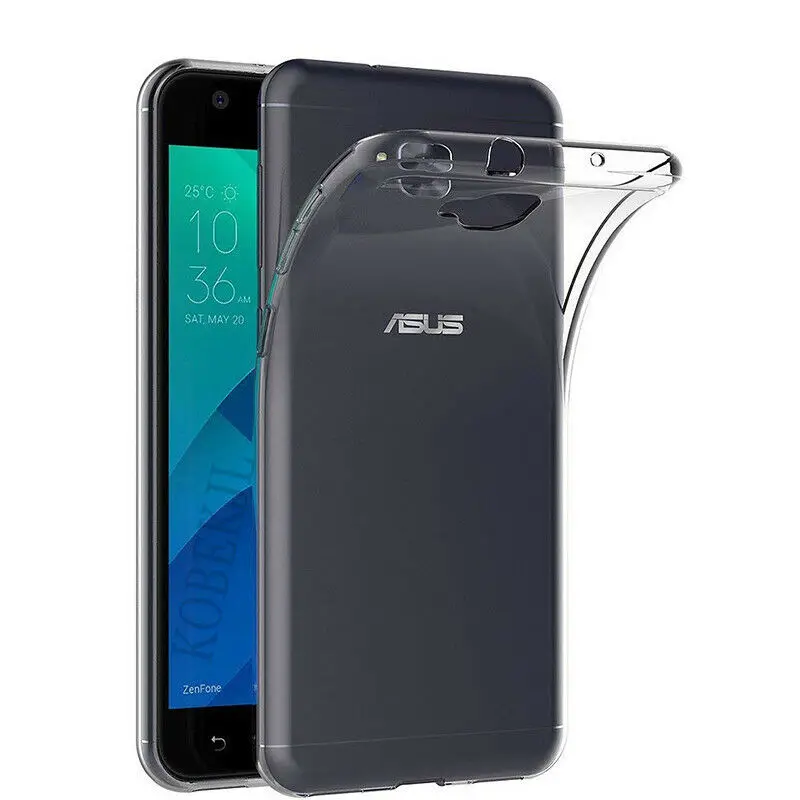 Мягкий ТПУ чехол для ASUS Zenfone 4 Selfie ZD553KL ультра тонкий прозрачный силиконовый