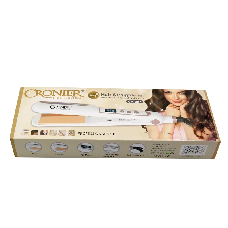 Макс 450 ℉ плоский Утюг Профессиональный инструмент для открывания выпрямитель