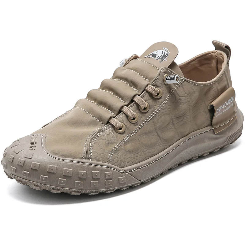 

2021 Summer Autumn New Fashion Canvas Shoes Breathable Low Heel Lace-up Shallow Men's Vulcanize Shoes Wear-resisting for Sport