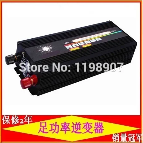 110vac к 220vac 2500 Вт пиковый 5000 Чистая синусоида Инвертор 110v до 220v преобразователь