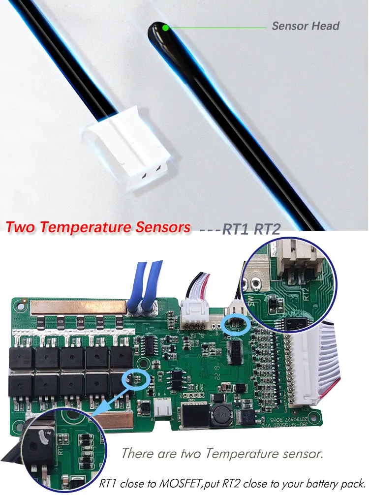 BMS 14S 30A/40A/60A Active Smart 48V New Lithiu Ion с Android Bluetooth APP внешний UART монитор программного