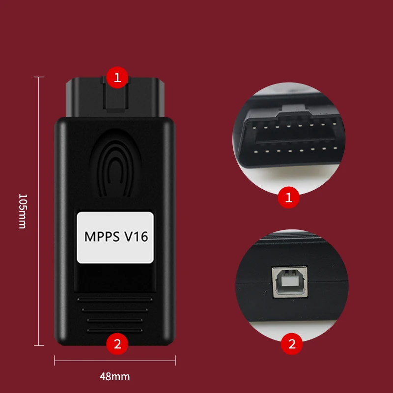 MPPS V16 ECU Chip Tuning for EDC15 EDC16 EDC17 Inkl CHECKSUM Read And Write Memory Auto detect and processor type | Автомобили и