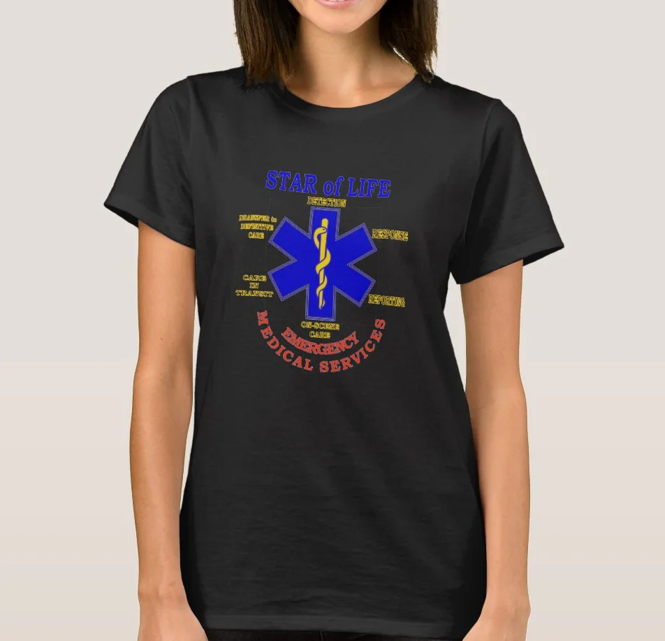 

STAR of LIFE EMERGENCY PARAMEDICS Women's T-Shirt
