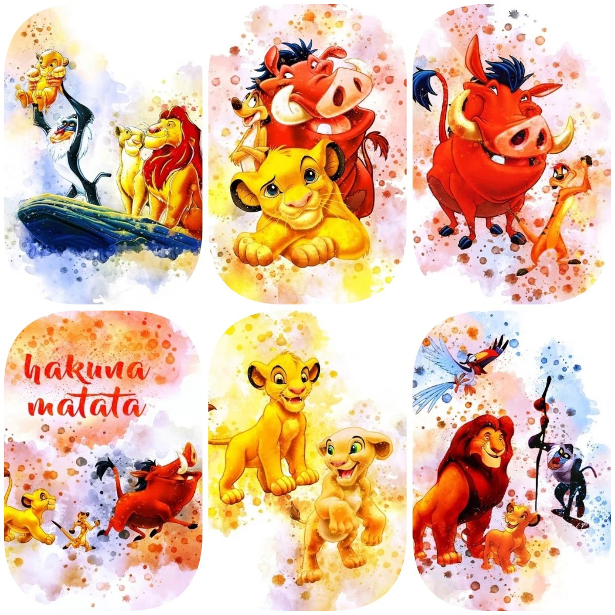 

Disney Cartoon The Lion King Simba DIY 5D Diamond Painting Cross Stitch Embroidery Full Diamond Mosaic Wall Decor Child Birthday