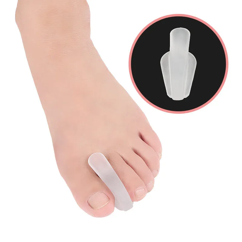 

6pcs=3pairs Toe A-Shaped Splitter Protector Correction Separator Stretcher Straightener Thumb Valgus Corrector Pedicure Tools