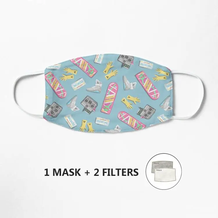 

Маска «Назад в будущее» рм2.5 маска для улицы моющаяся многоразовая маска для лица Регулируемая уличная одежда Mascarilla