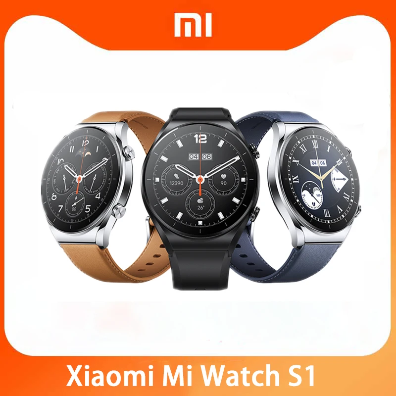 

Xiaomi Mi Watch S1 Smartwatch 1.43 Inch AMOLED Display 12 Days Battery Life GPS 5ATM Waterproof Wrist Watch