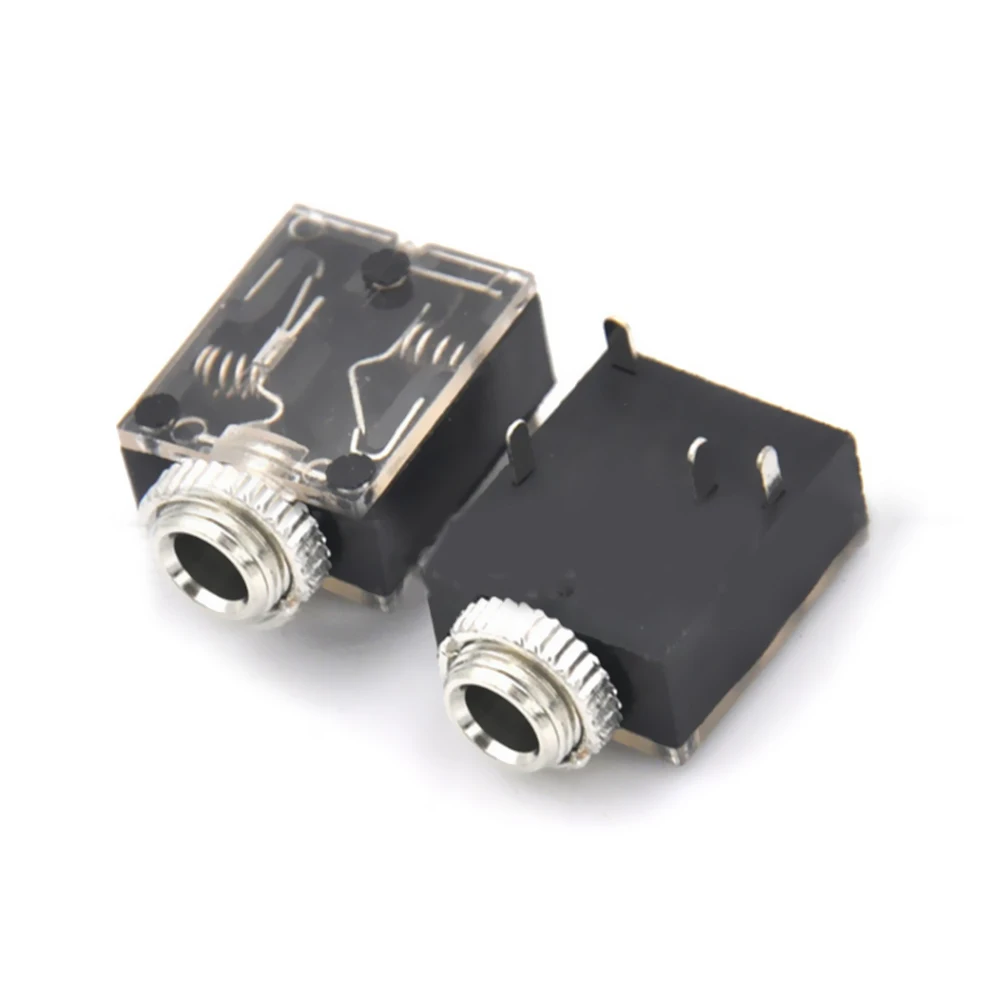 

10PCS 5 Pin Headphone Jack PCB Mount Female 3.5mm Stereo Jack Socket Connector Headphone Jacks