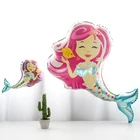 1 шт., воздушный шар русалка