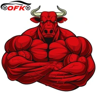 car stickers motorcycle decals bodybuilding bull decorative accessoriesto cover scratches sunscreen waterproof pvc 14 12cm