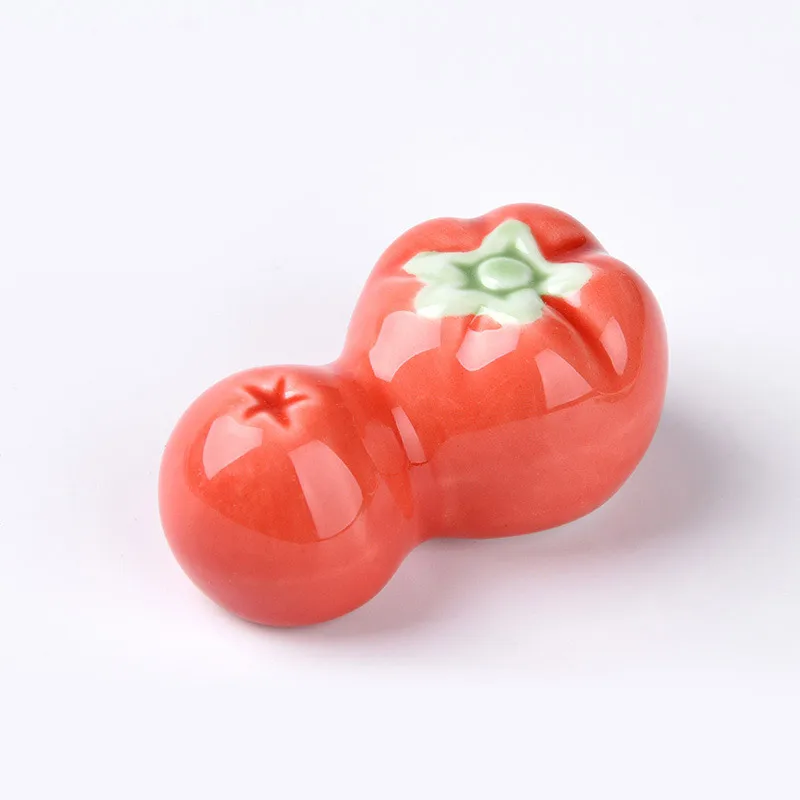 1 шт. Керамическая посуда арбуз стойка для палочек еды овощей чечевицы томатный