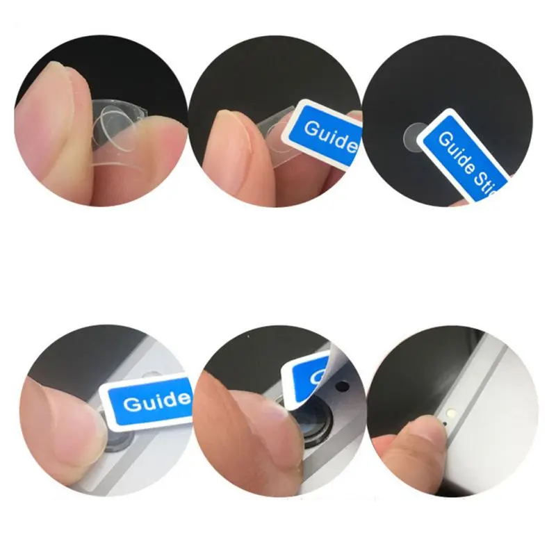 Лазерная резка гибкое волокно стекло телефон задняя камера протектор 9H