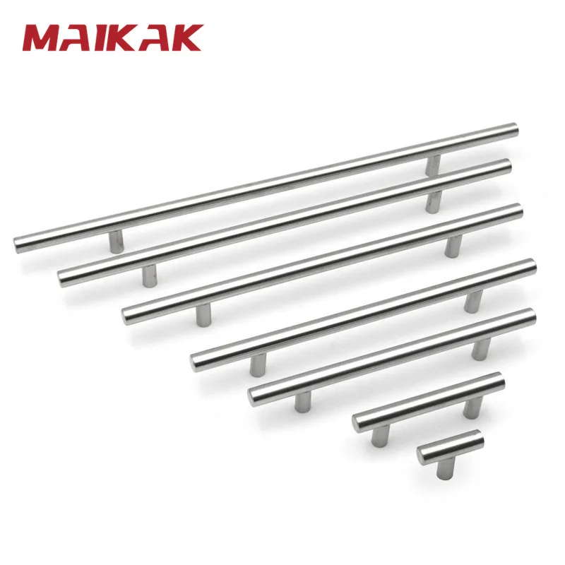 

50mm-450mm Stainless Steel Kitchen Door Cabinet T Bar Handle Pull Knob Cabinet Knobs Furniture Handle Cupboard Drawer Handle