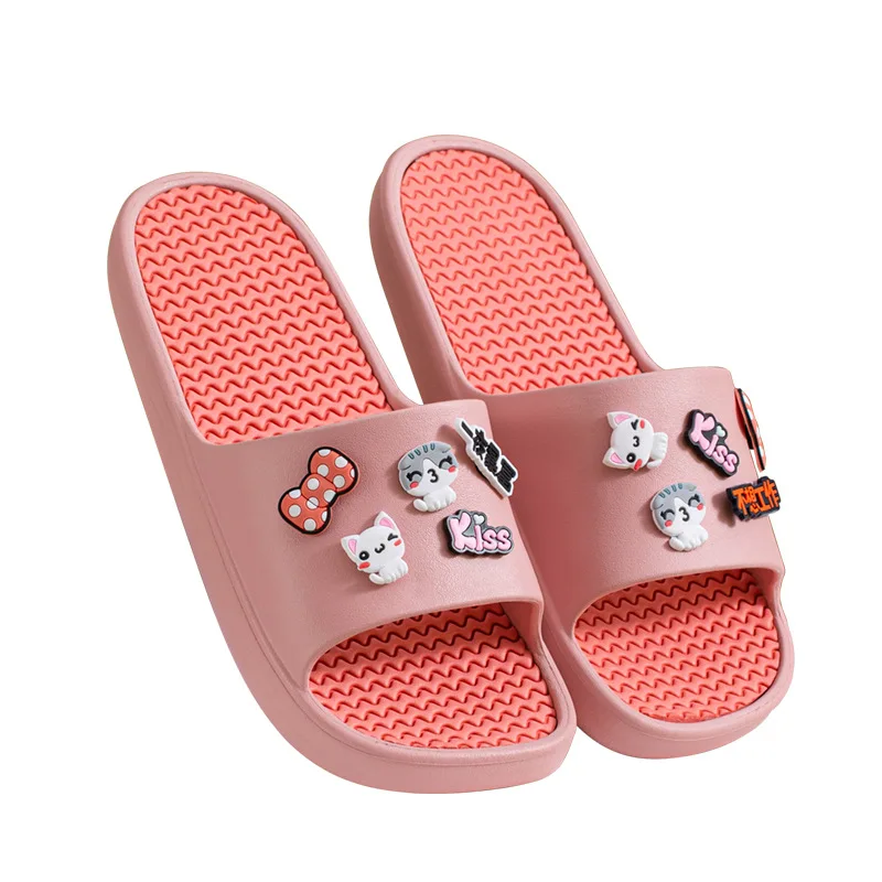 

Тапки Домашние для мужчин и женщин, бесшумные, толстая подошва, для ванной комнаты, для влюбленных